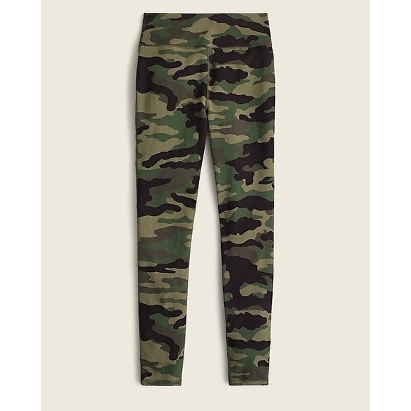 J. Crew Pants - J.Crew 7/8 high-rise leggings in camo size medium NWT